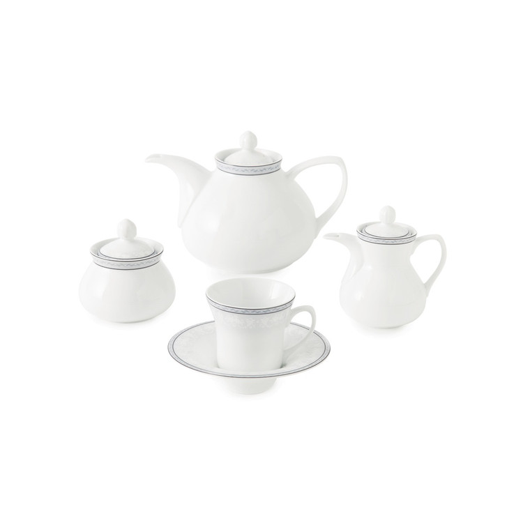 سرویس چینی 108 پارچه کامل وایت رز